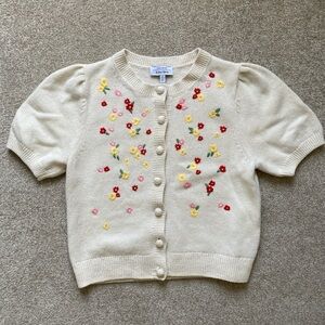 & Other Stories Knit Floral Sweater.